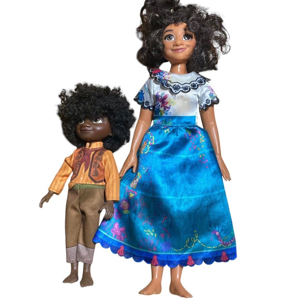 Disney Jakks Pacific Encanto Mirabel and‎ Antonio Dolls ~ Original clothes